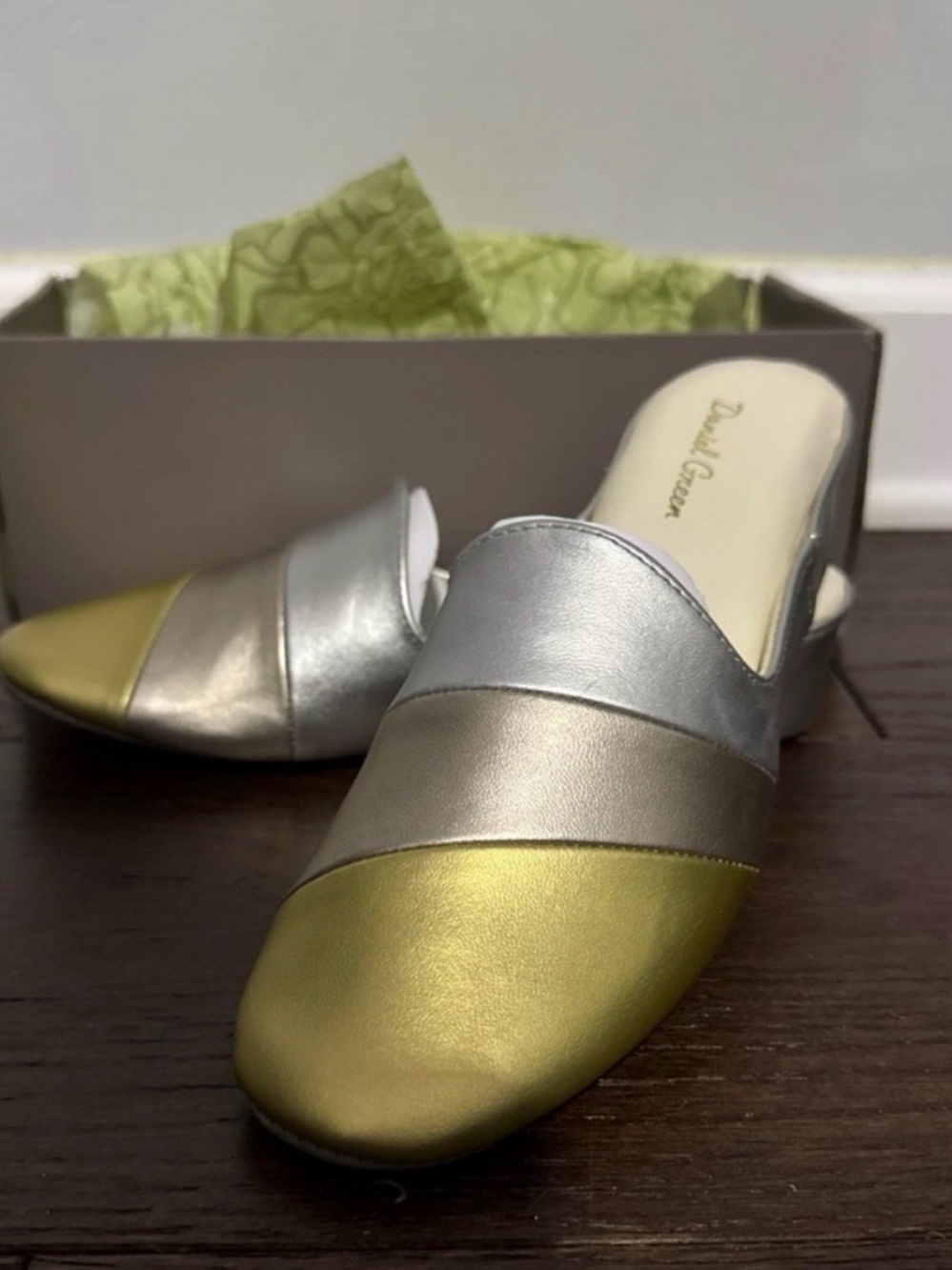 Daniel Green Color Block Mules